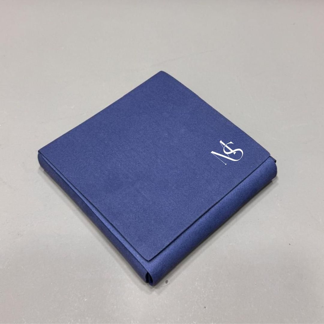 blue travel folder