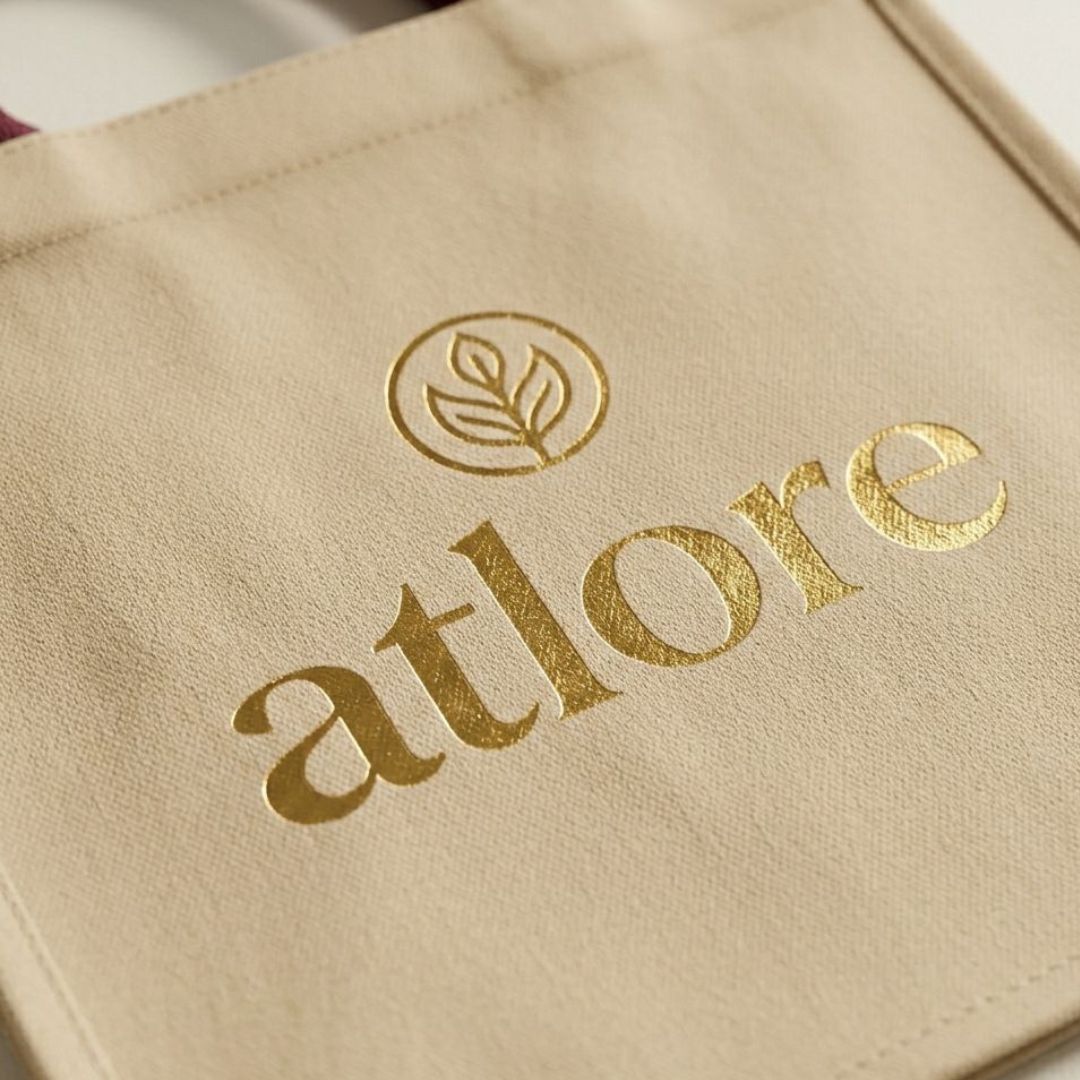 heavyweight cotton canvas jewelry shopping bag custom logo