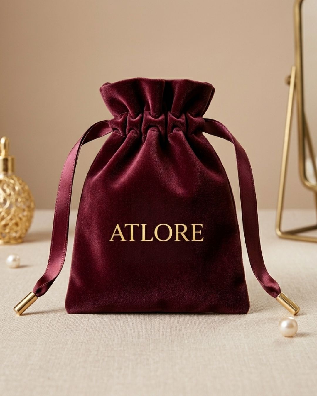 velvet jewelry pouches